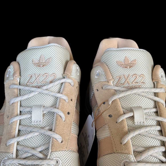 Adidas ZX22 Men's Cream Khaki Grey brown Sneakers men’s size 11 NWT - Picture 3 of 13